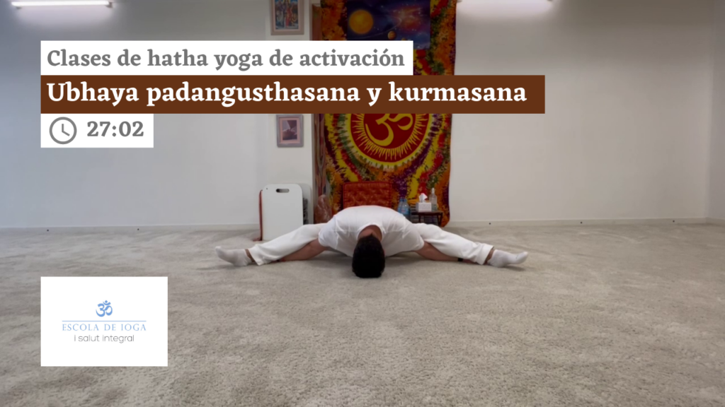 Hatha yoga de activación: ubhaya padangusthasana y kurmasana