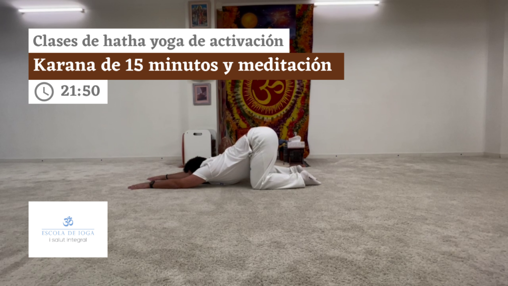 Hatha yoga de activación: karana de 15 minutos y meditación